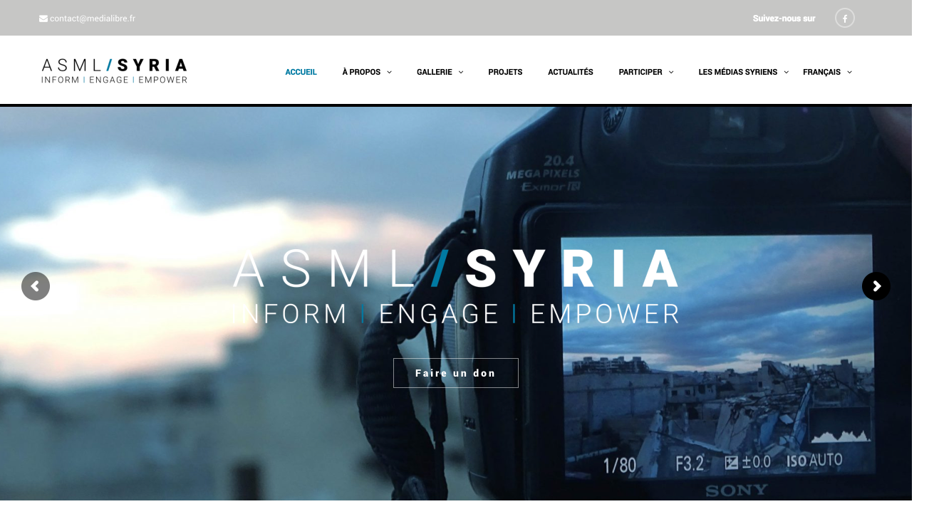 Asml Syria accueil